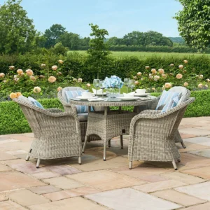 Oxford-Heritage-4-Seat-Round-Rattan-Dining-Set-1 Oxford Heritage 4 Seat Round Rattan Dining Set