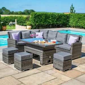 Victoria-Rectangular-Corner-Rattan-Dining-Set-1 Victoria Rectangular Corner Rattan Dining Set with Rising Table